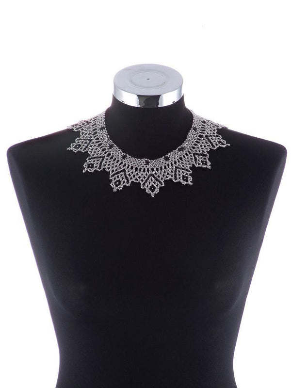 Colier lucrat manual  Liza Panait Liza Panait Online Boutique